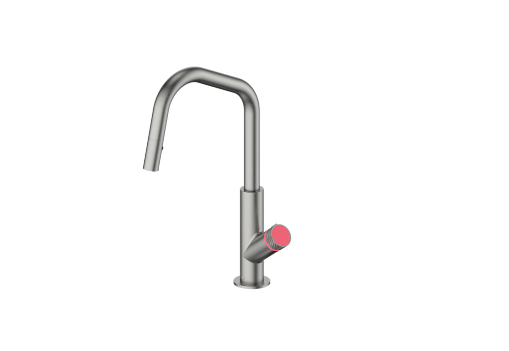 Gunmetal / Fresh Raspberry