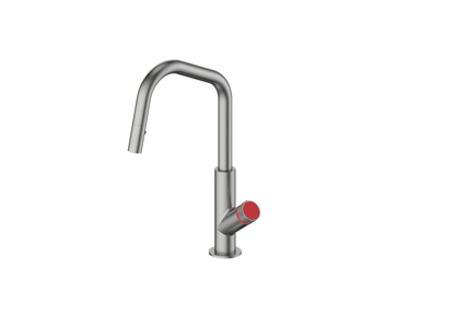 Gunmetal / Tango Red