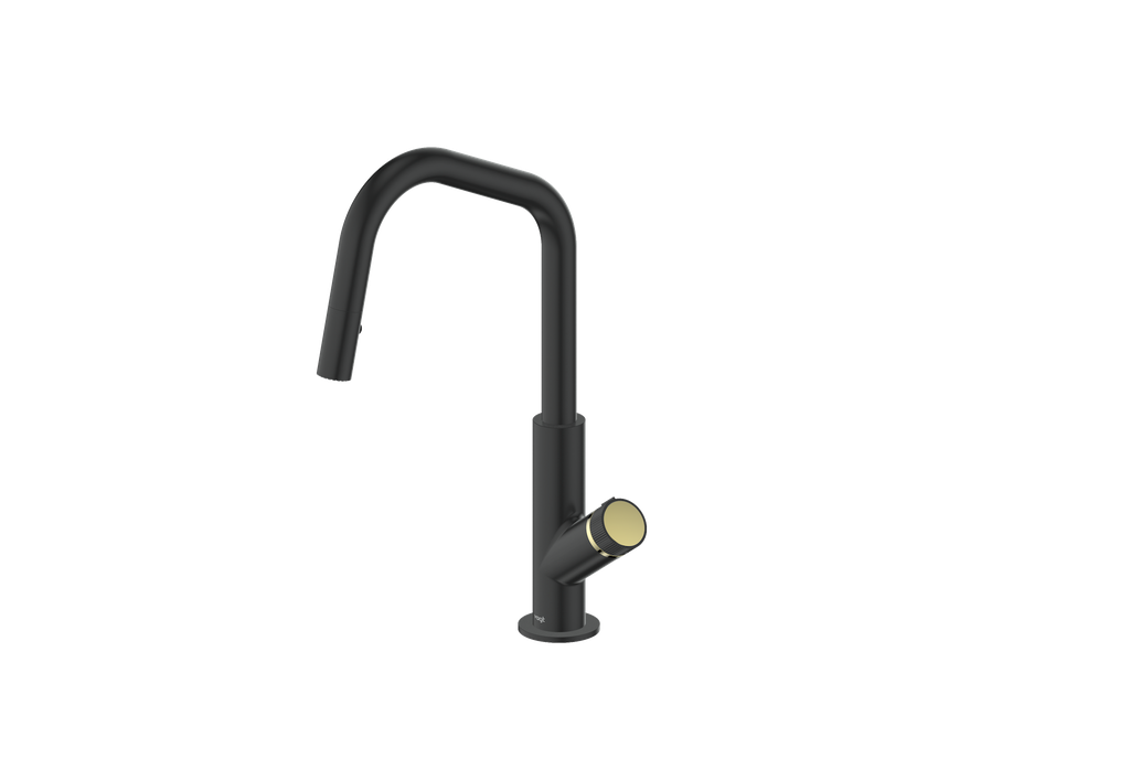 Matte Black / Brushed Gold