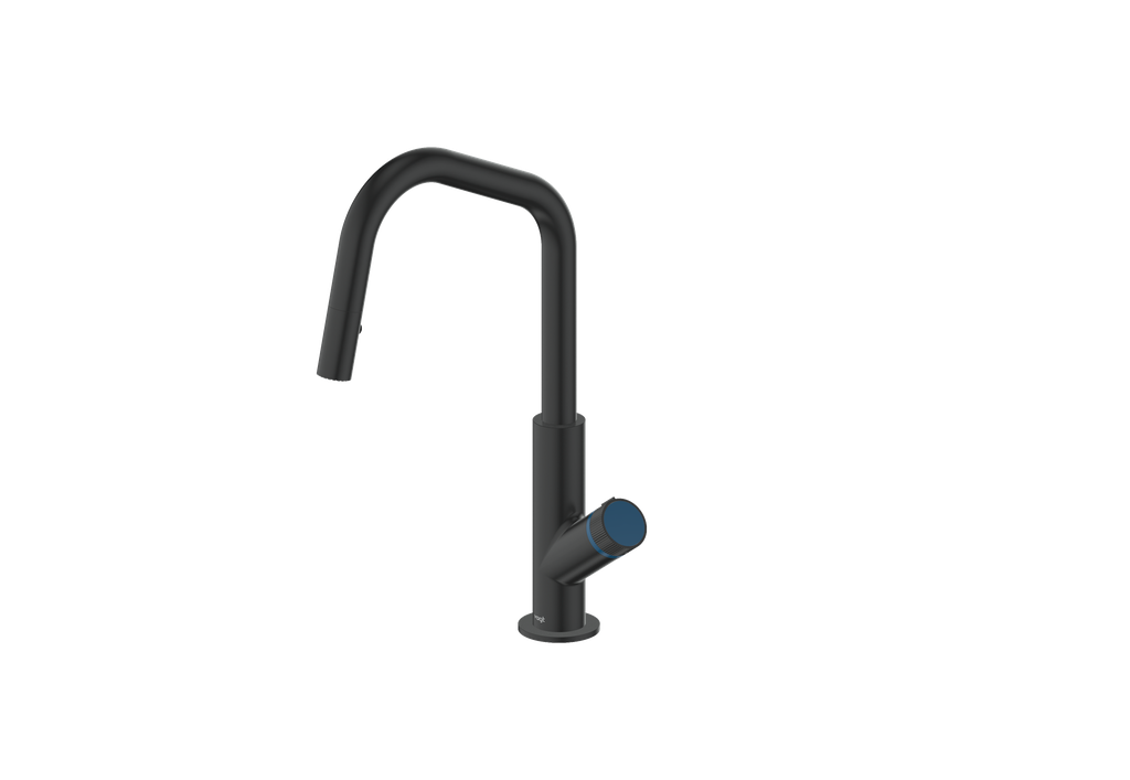Matte Black / Midnight Blue