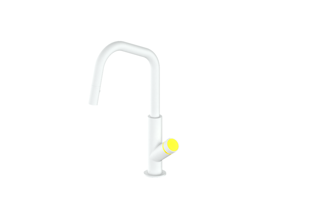 Matte White / Sunshine Yellow