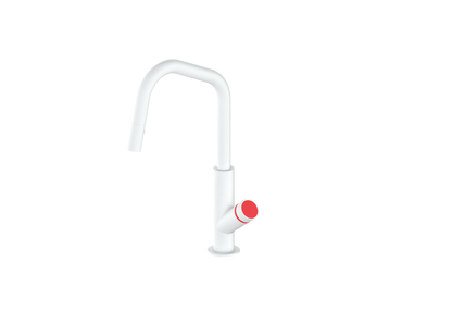 Matte White / Tango Red