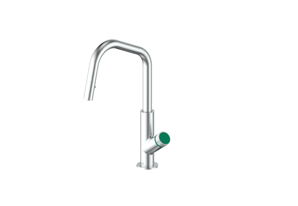 Stainless Steel / Emerald Green