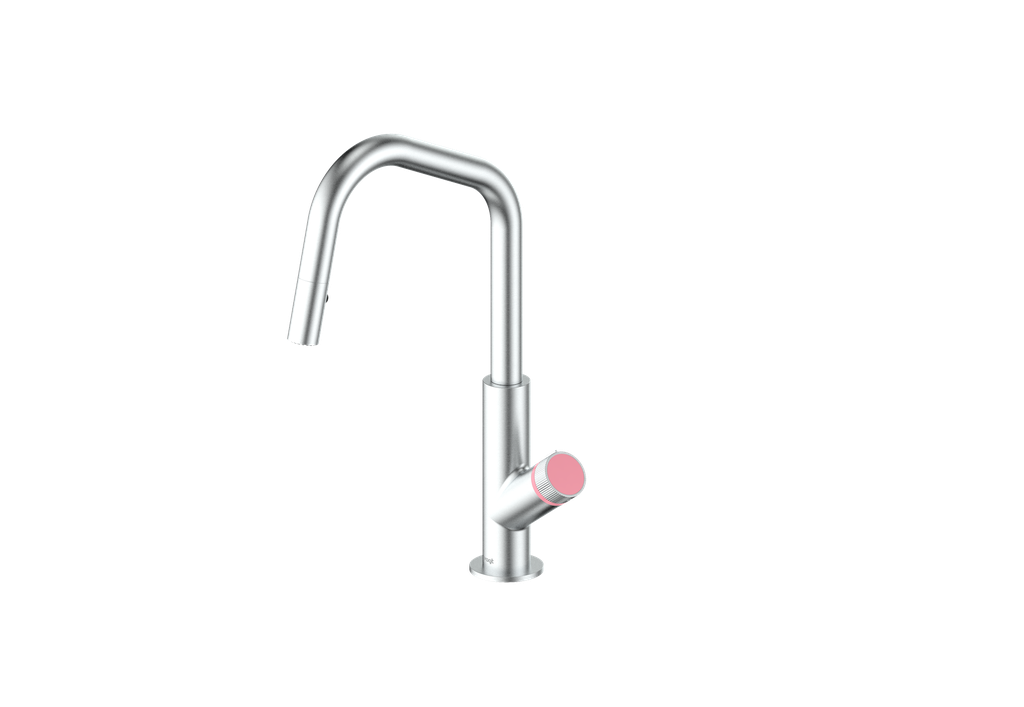 Stainless Steel / Rose Pink