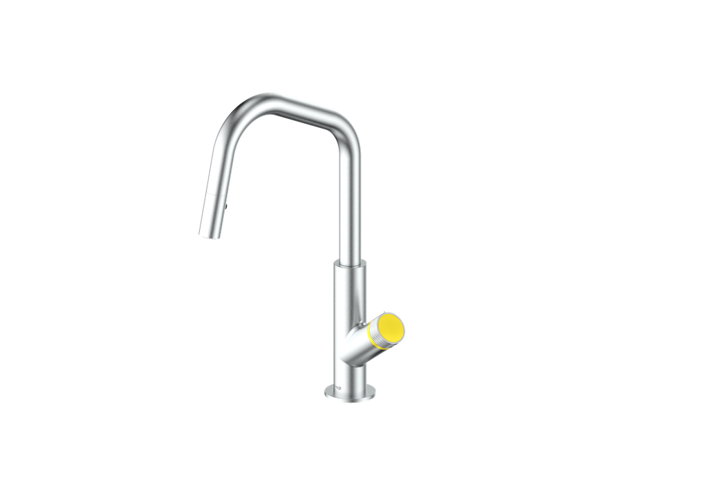 Stainless Steel / Sunshine Yellow