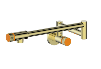 Brushed Gold / Orange Burst
