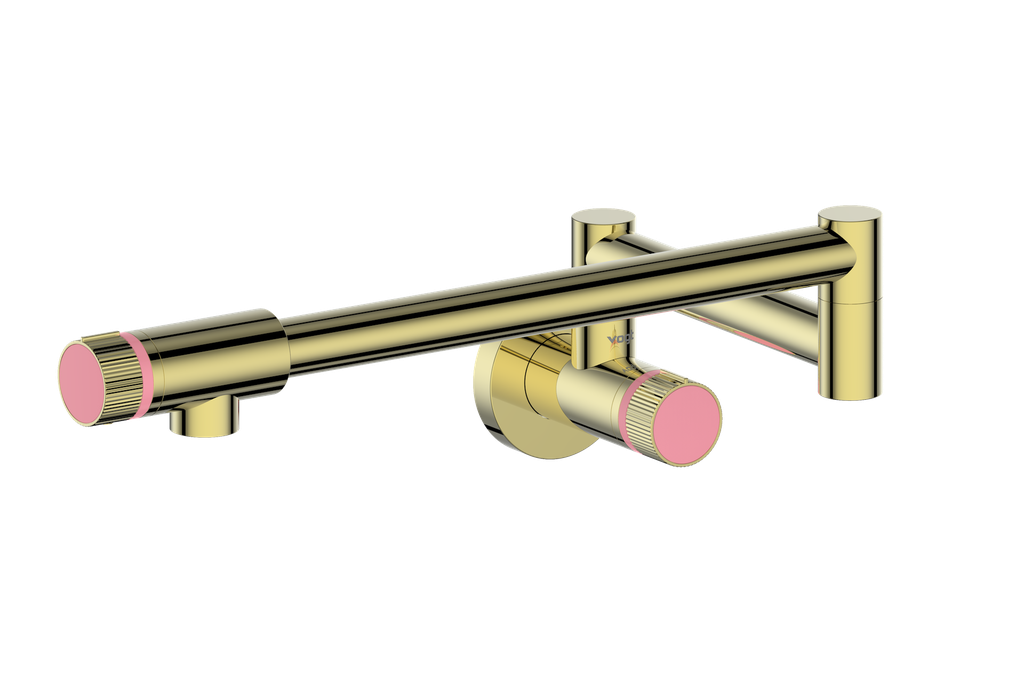 Brushed Gold / Rose Pink