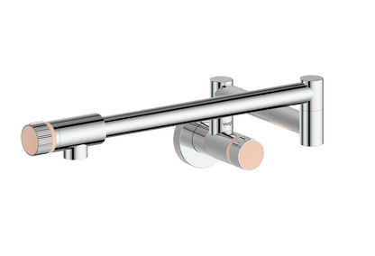 Polished Chrome / Blush Pink