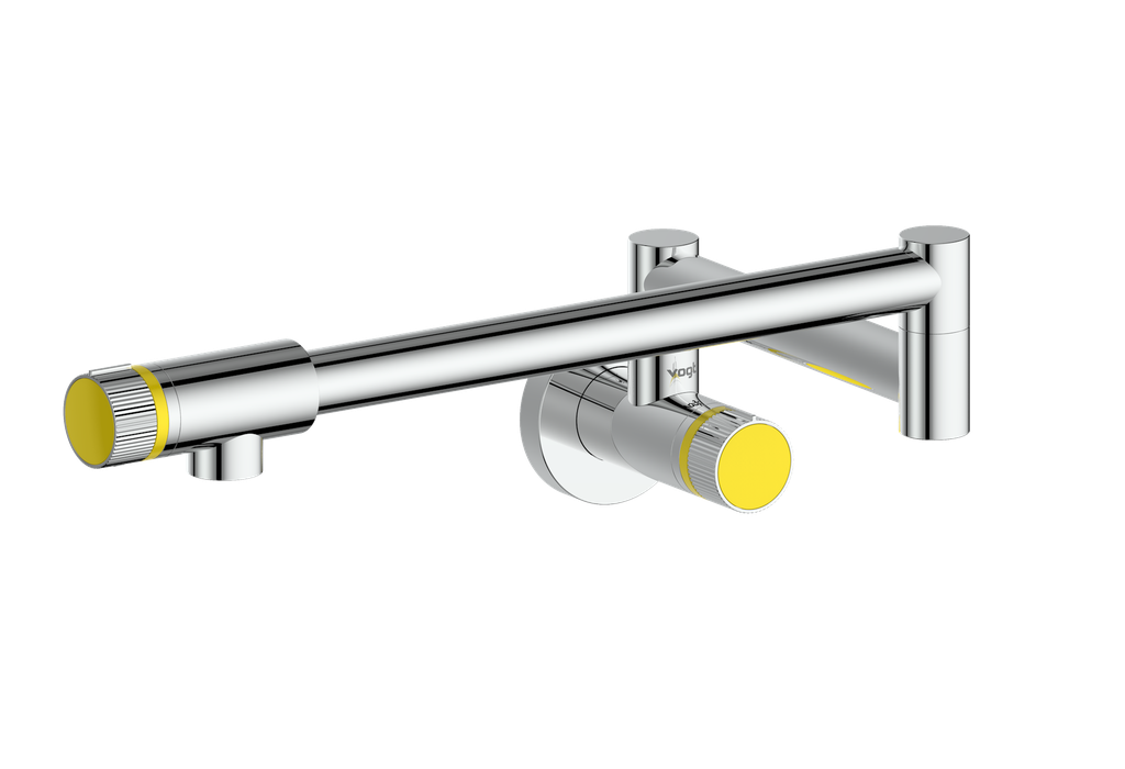 Polished Chrome / Sunshine Yellow