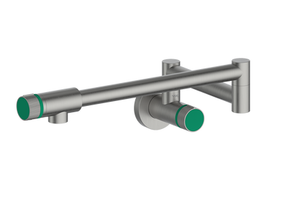 Gunmetal / Emerald Green