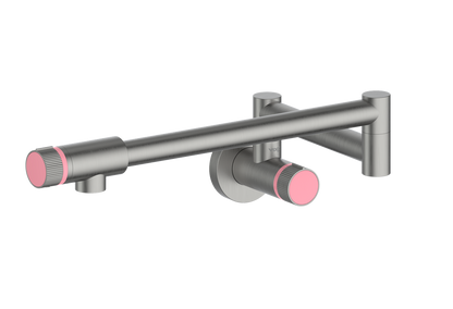 Gunmetal / Rose Pink