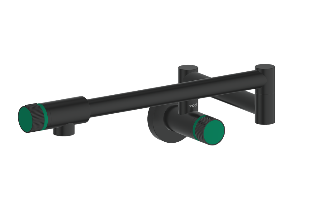 Matte Black / Emerald Green