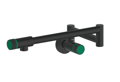 Matte Black / Emerald Green
