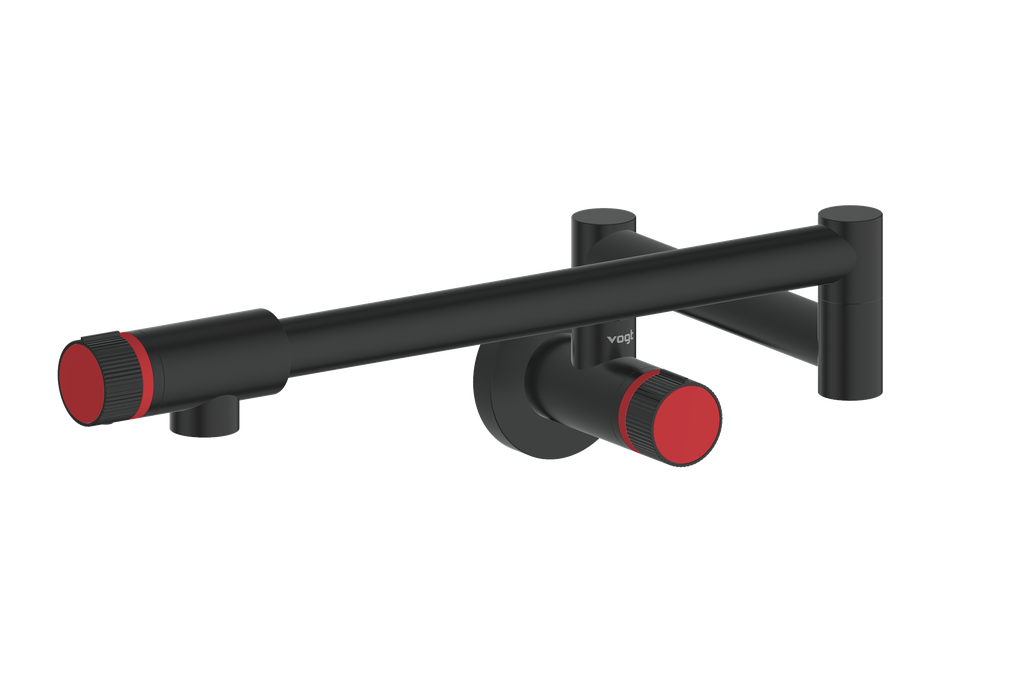 Matte Black / Tango Red