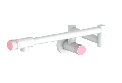 Matte White / Rose Pink