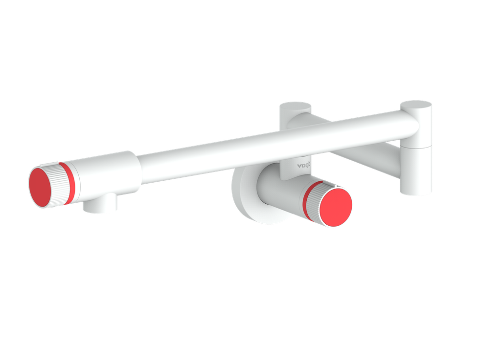 Matte White / Tango Red