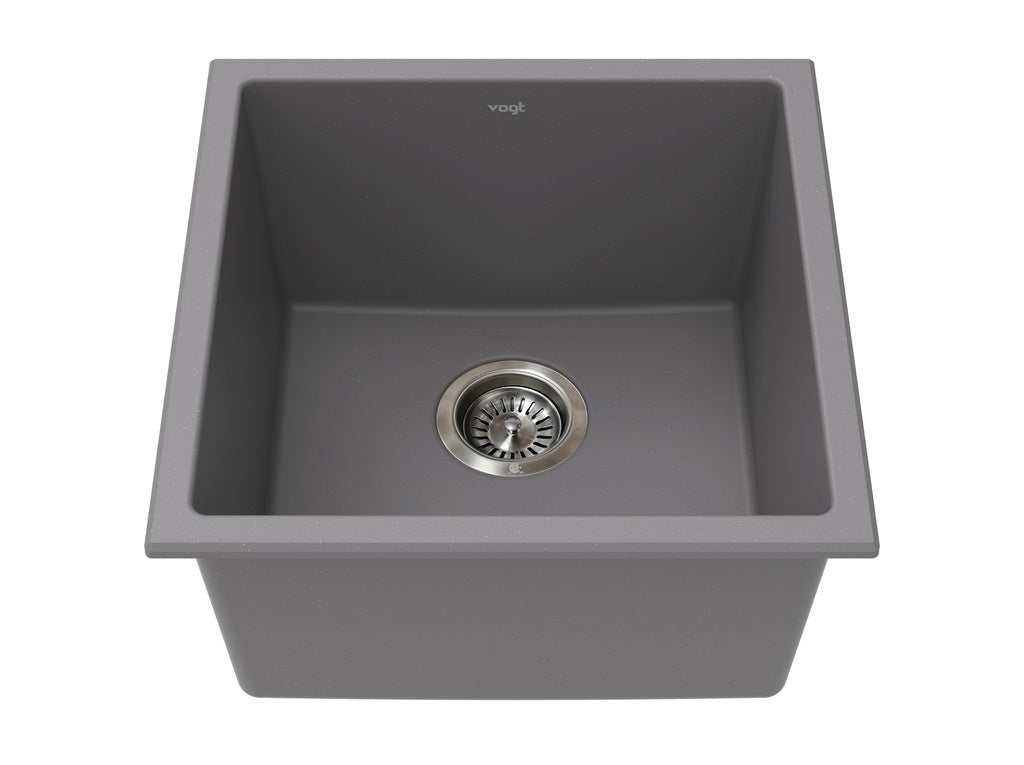 Vogt Vienna Vogranite Kitchen Sink in Metropolitan Grey - KS.1717.V02G-61