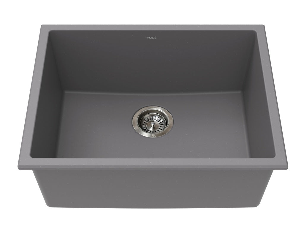Vogt Salzburg Vogranite Kitchen Sink in Metropolitan Grey - KS.2318.S02G-61