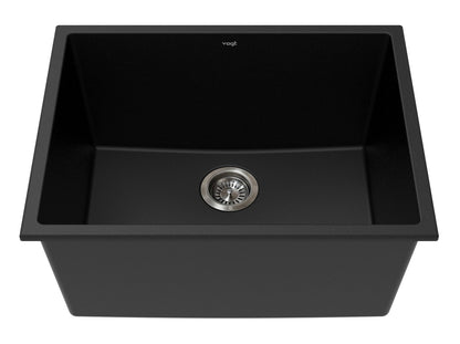 Vogt Mitterdorf Vogranite Undermount Kitchen Sink in Onyx Black - KS.2519.M01G-61
