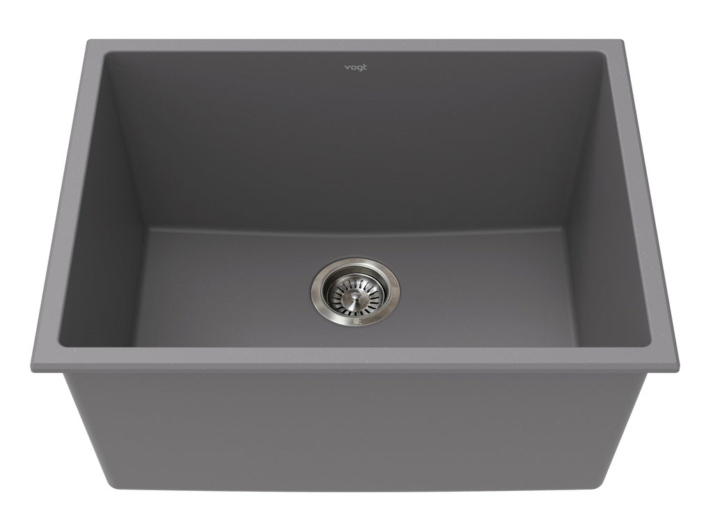 Vogt Mitterdorf Vogranite Undermount Kitchen Sink in Metropolitan Grey - KS.2519.M02G-61