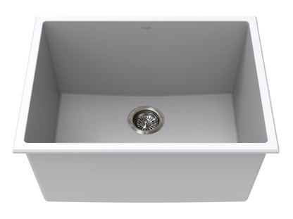 Vogt Mitterdorf Vogranite Undermount Kitchen Sink in Powder Grey - KS.2519.M05G-61