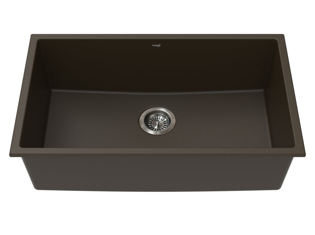 Vogt Graz Vogranite Kitchen Sink in Java Brown - KS.3018.G03G-61