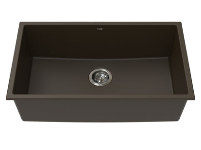 Vogt Graz Vogranite Kitchen Sink in Java Brown - KS.3018.G03G-61