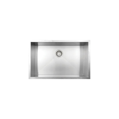 Vogt Graz 18-Gauge Zero-Radius Undermount Stainless Steel Kitchen Sink with Bottom Grid - KS.3018.G18Z-63