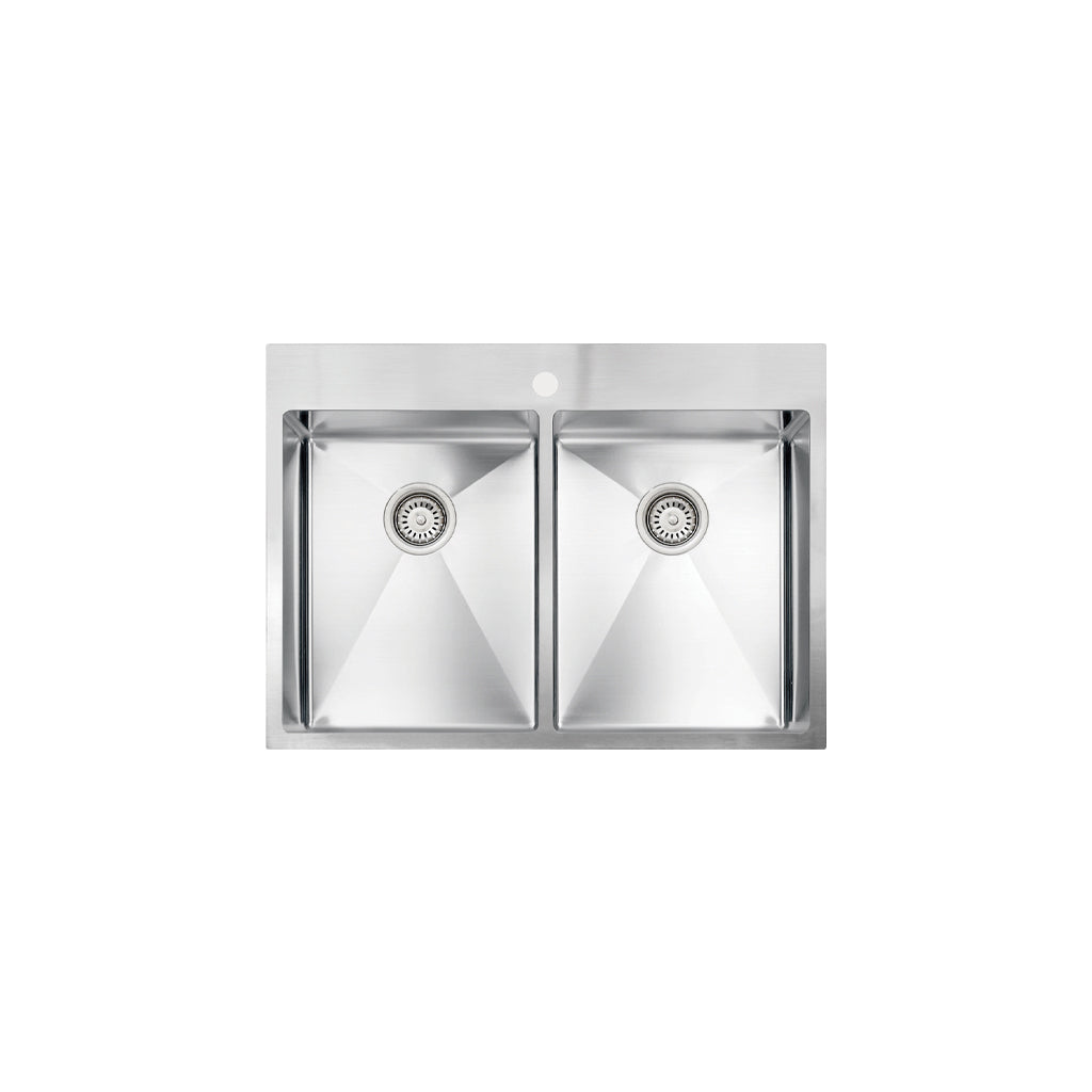 Vogt Rankweil 18-Gauge Undermount Double-Bowl Stainless Steel Kitchen Sink - KS.3020.R18R-61