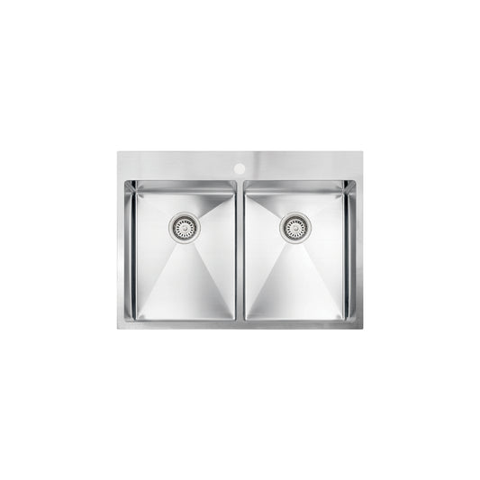Vogt Rankweil 18-Gauge Undermount Double-Bowl Stainless Steel Kitchen Sink - KS.3020.R18R-61