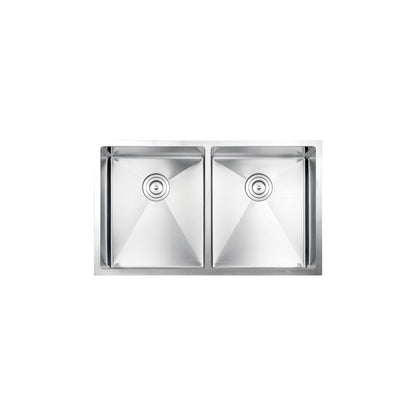Vogt Bludenz 16-Gauge Undermount Double-Bowl Stainless Steel Kitchen Sink - KS.3218.B16R-62