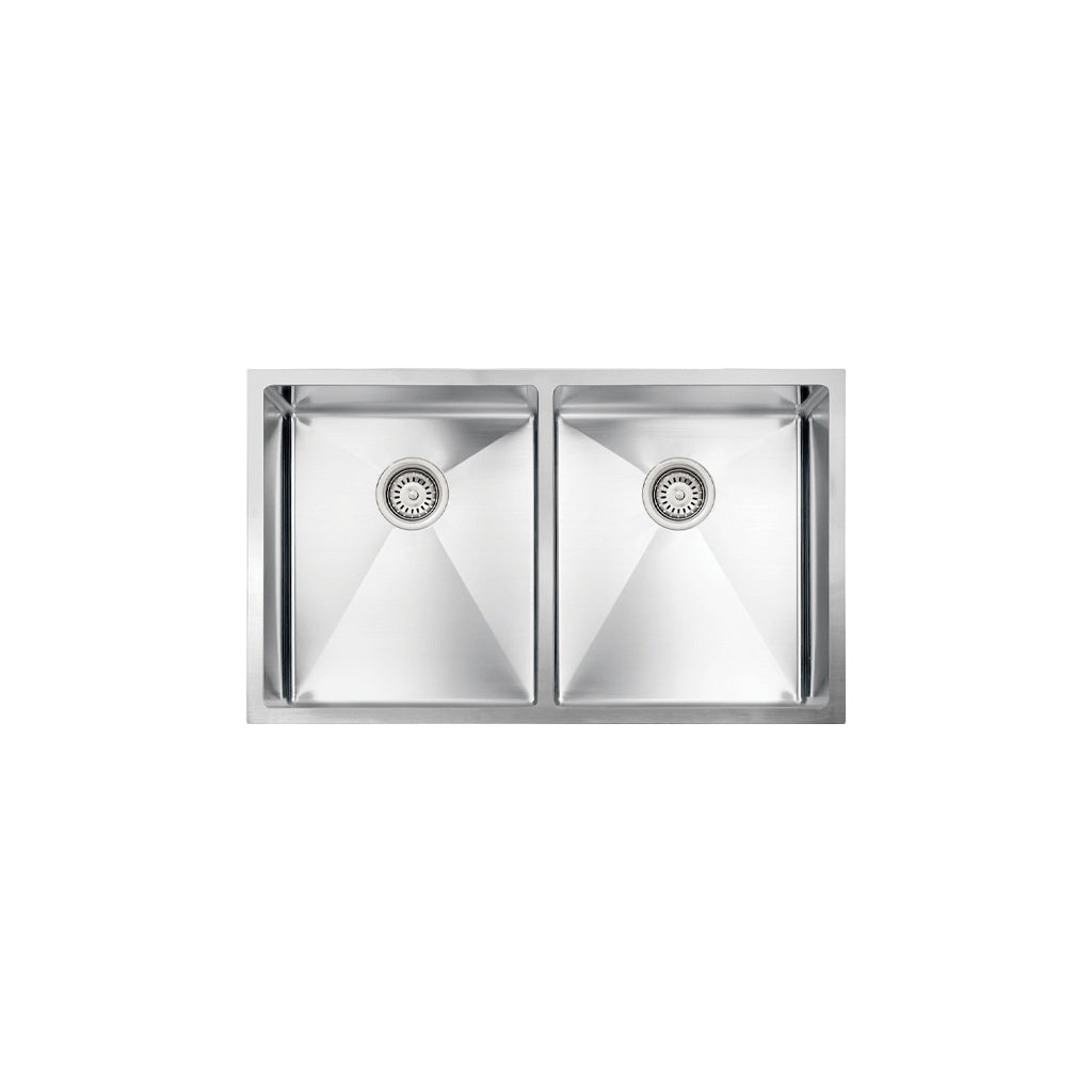 Vogt Bludenz 18-Gauge Undermount Double-Bowl Stainless Steel Kitchen Sink - KS.3218.B18R-61