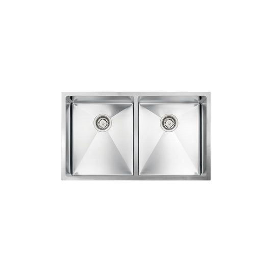 Vogt Bludenz 18-Gauge Undermount Double-Bowl Stainless Steel Kitchen Sink - KS.3218.B18R-61