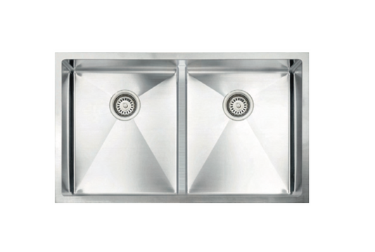 Vogt Bludenz 18-Gauge Undermount Low-Divide Double-Bowl Stainless Steel Kitchen Sink - KS.3218.BL18R-61