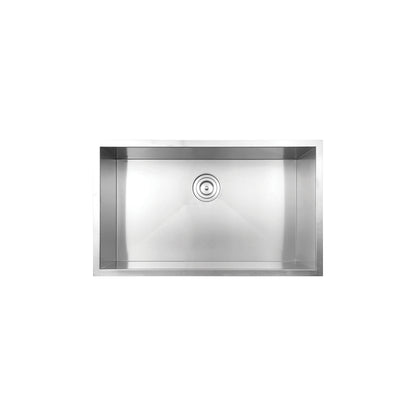 Vogt Wolfsberg 16-Gauge Zero-Radius Undermount Stainless Steel Kitchen Sink with Bottom Grid - KS.3218.W16Z-64