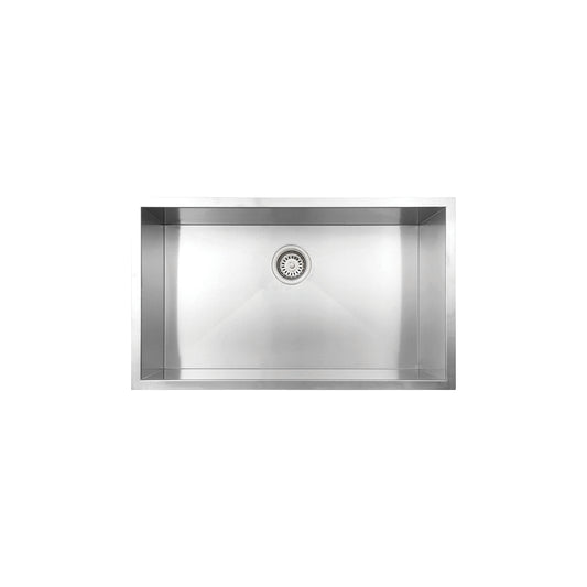 Vogt Wolfsberg 18-Gauge Zero-Radius Undermount Stainless Steel Kitchen Sink with Bottom Grid - KS.3218.W18Z-63