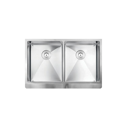 Vogt Klagenfurt 16-Gauge Undermount Double-Bowl Stainless Steel Kitchen Sink - KS.3319.K16R-62