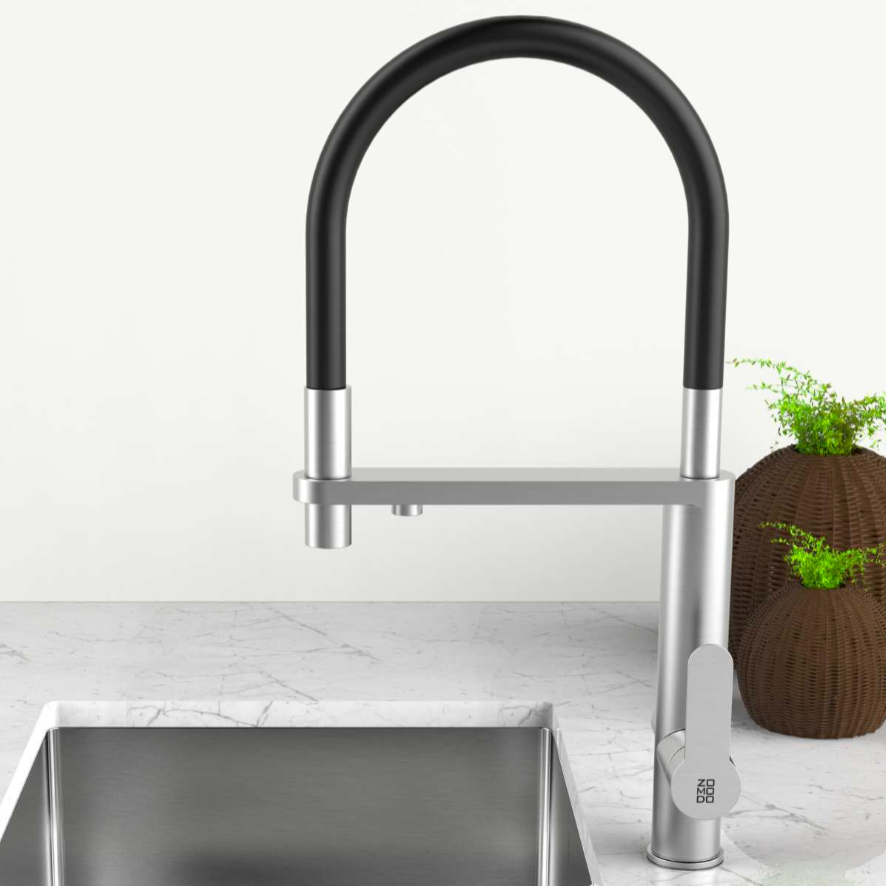 Zomodo Cignus Crystal Combo Tap & Filtered Water Faucet, Dual Spout ...