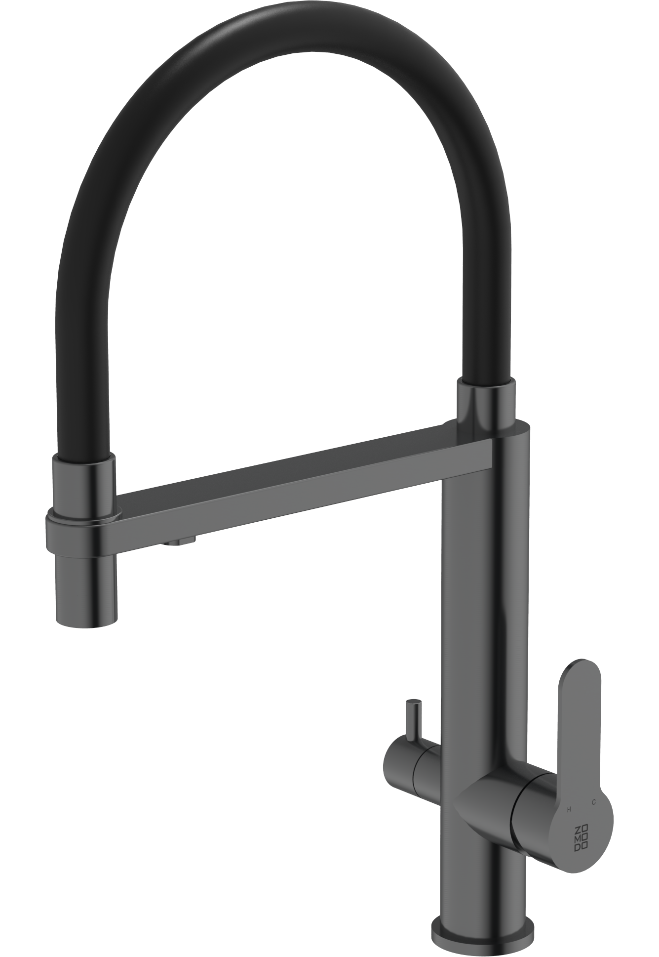 Zomodo Cignus Crystal Combo Tap & Filtered Water Faucet, Dual Spout 1.8 GPM