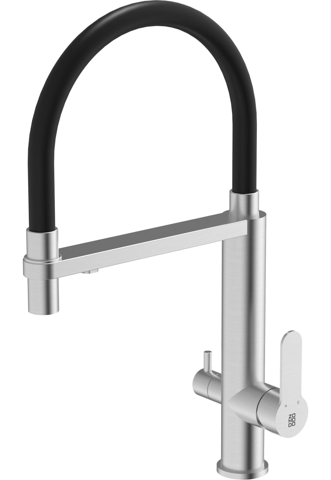 Zomodo Cignus Crystal Combo Tap & Filtered Water Faucet, Dual Spout 1.8 GPM