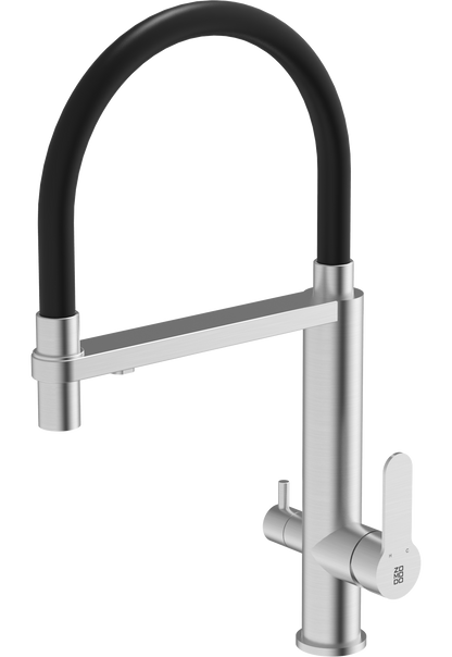 Zomodo Cignus Crystal Combo Tap & Filtered Water Faucet, Dual Spout 1.8 GPM