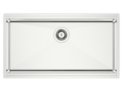 Vogt Drau 34S 18-Gauge Undermount Stainless Steel Workstation Kitchen Sink - KWS.3419.D1-65