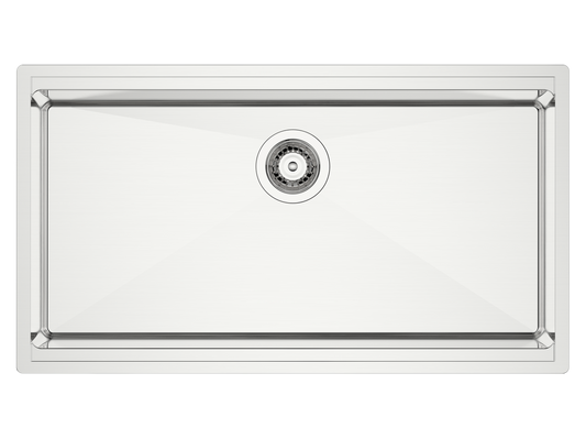 Vogt Drau 34S 18-Gauge Undermount Stainless Steel Workstation Kitchen Sink - KWS.3419.D1-65