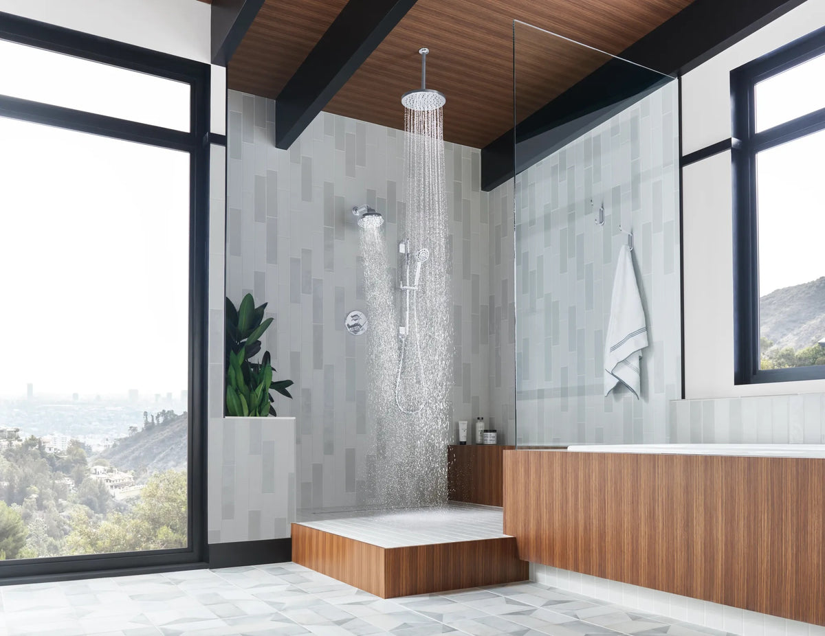 Brizo Levoir Pressure Balance Valve Trim with Integrated 6-Function Diverter (Less Handles) - T75P698 - lifestyle 4