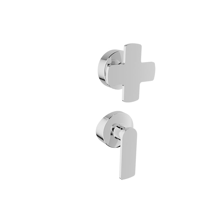 Baril Air B80 Faucet Handle Kit - M80-9180-24 - Polished Chrome / Polished Chrome