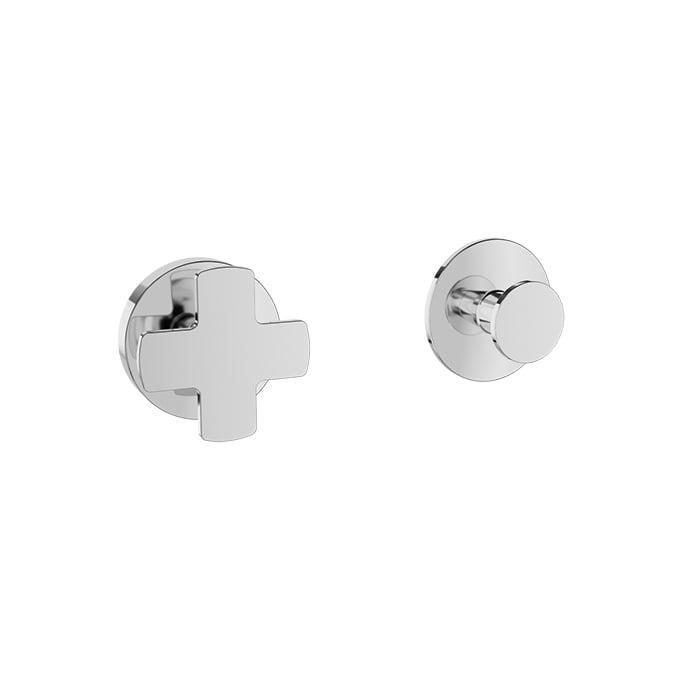 Baril Air B80 Faucet Handle Kit - M80-9453-20 - Polished Chrome / Polished Chrome