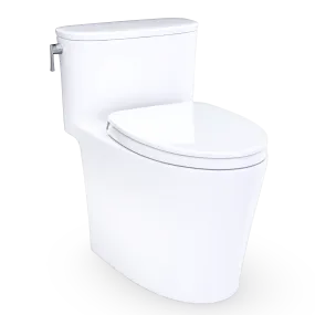 TOTO Aurora One-Piece Toilet - 1.28 GPF Universal Height, Washlet+ Connection Less Seat