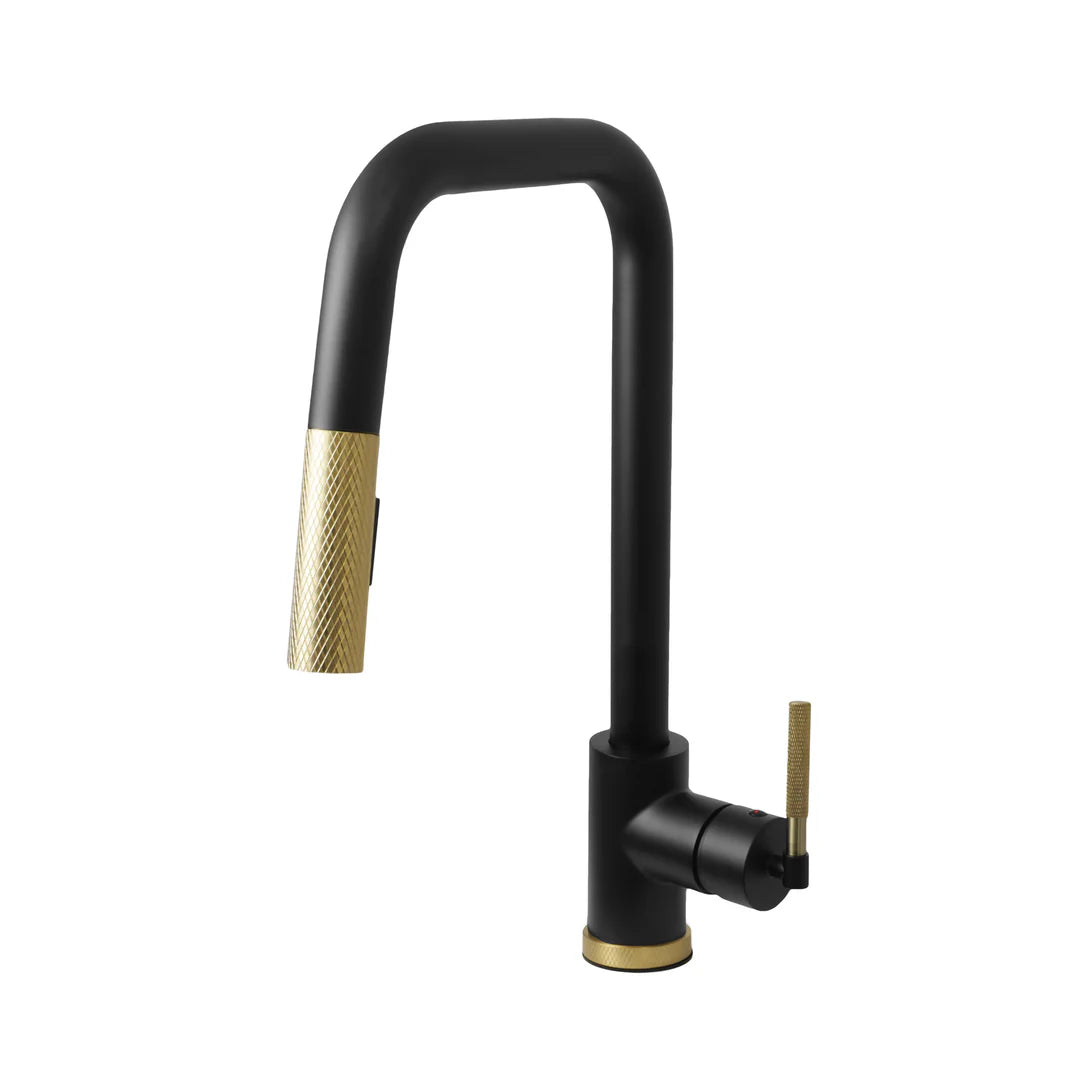Kodaen Cascade Single Handle Pull-Down Spray Kitchen Faucet