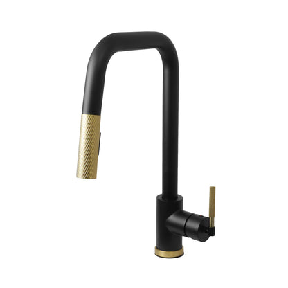 Kodaen Cascade Single Handle Pull-Down Spray Kitchen Faucet