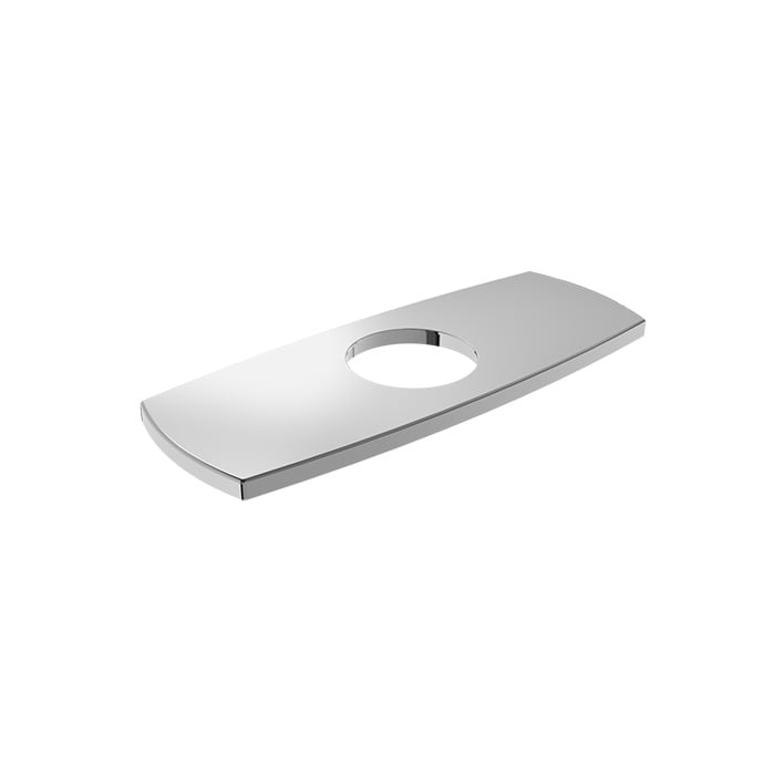Baril Single-Hole Lavatory Faucet Plate - Polished Chrome